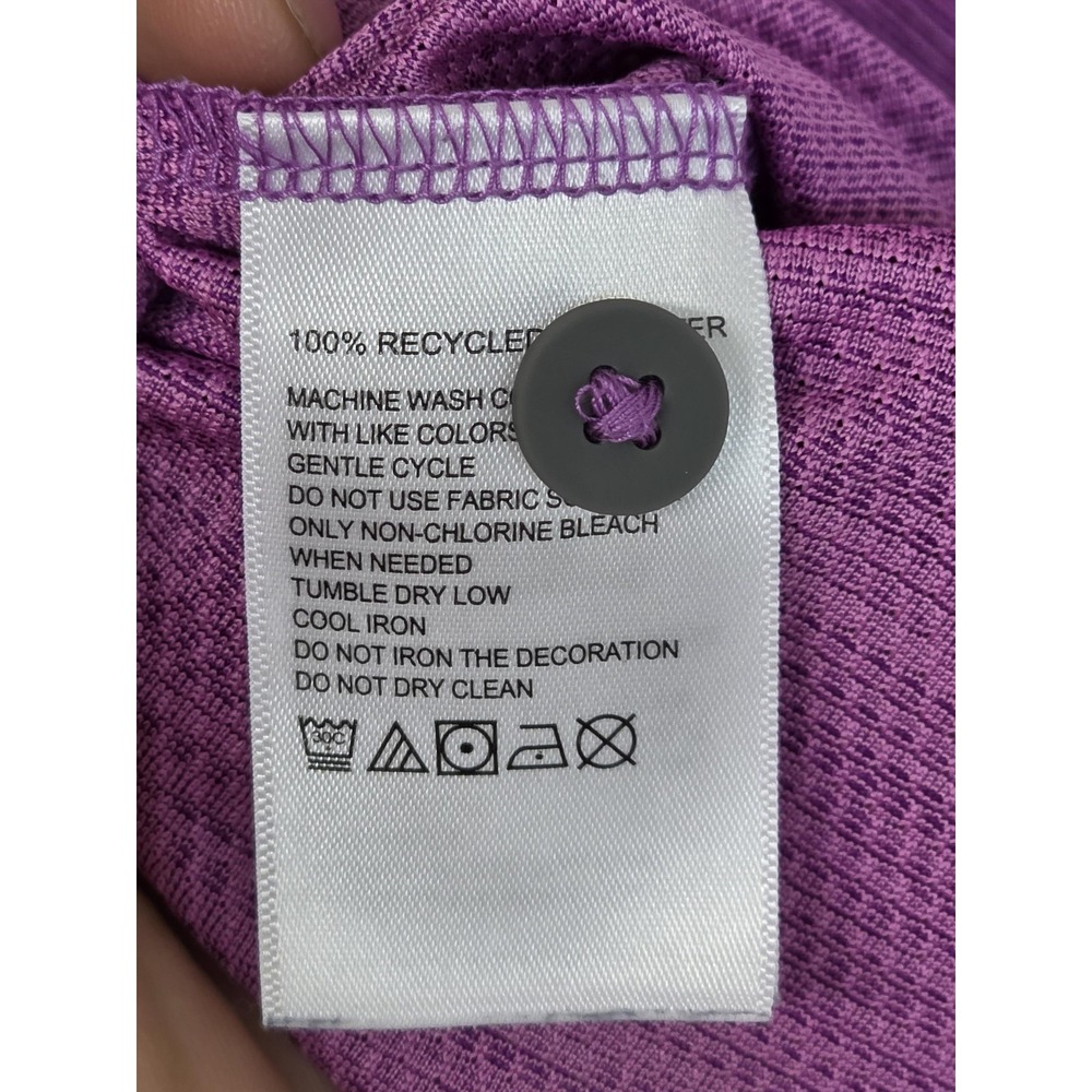 Tommy Bahama Polo Shirt Mens Medium Purple IslandZone Golf Performance Stretch - Picture 5 of 12